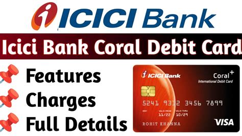 icici bank coral contactless debit card|icici coral debit card charges.